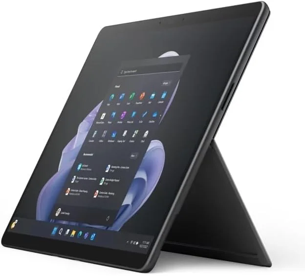 مایکروسافت سرفیس پرو 9 (QIC-00005) صفحه نمایش لمسی 13 اینچی Pixelsense (2880x1920) پردازنده I5-1235U رم 16 گیگابایت حافظه SSD 256 گیگابایت ویندوز 11 نسخه حرفه ای رنگ گرافیت تجدید شده