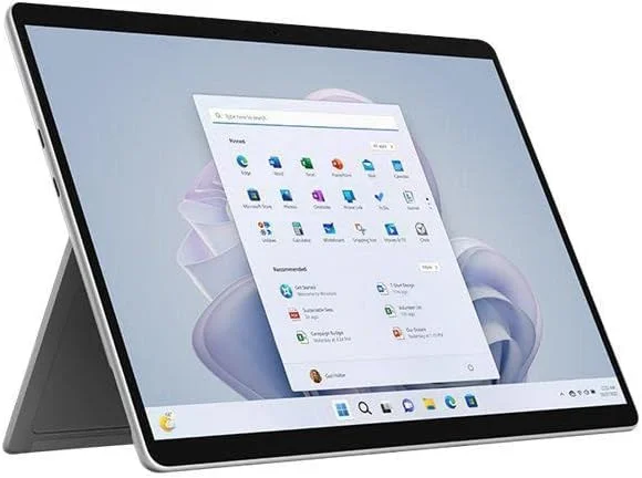 تبلت مایکروسافت سرفیس پرو 9 - 13 اینچ - Core i5 نسل 12 i5-1245U Deca-core (10 هسته ای) - 8 گیگابایت رم - 256 گیگابایت SSD - ویندوز 11 پرو 64 بیتی - پلاتینیوم