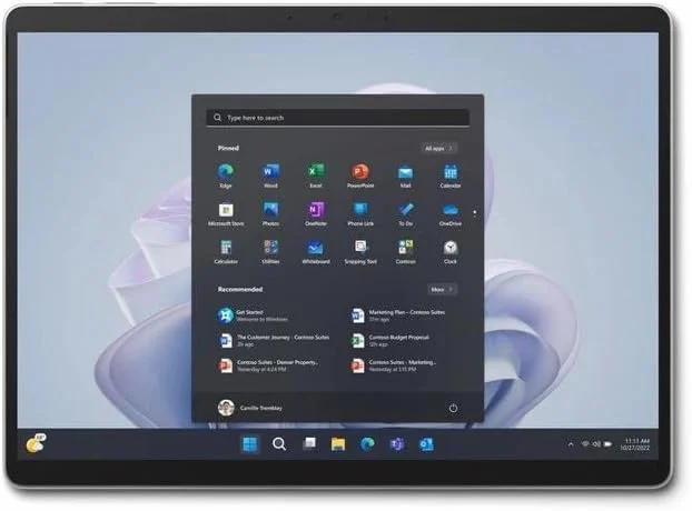 مایکروسافت سرفیس پرو 9 (QFB-00001) صفحه نمایش لمسی 13 اینچی Pixelsense (2880x1920) I5-1235U 8 گیگابایت رم 256 گیگابایت SSD ویندوز 11 پروفشنال پلاتینیوم بازسازی شده