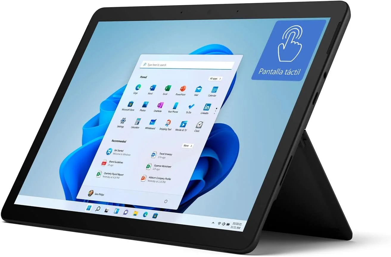 مایکروسافت Surface Go 3 - صفحه نمایش لمسی 10.5 اینچی - Intel® Pentium® Gold - حافظه 8 گیگابایتی - SSD 128 گیگابایتی - فقط دستگاه - مشکی (آخرین مدل)