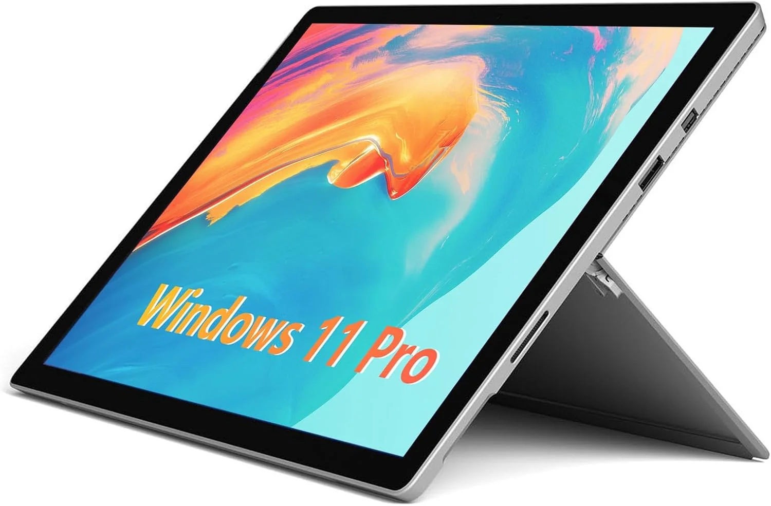 تبلت مایکروسافت Surface Pro 5، صفحه نمایش لمسی 12.3 اینچی (2736 X 1824)، پردازنده Intel Core i7-7660، رم 8 گیگابایتی DDR4، حافظه SSD 256 گیگابایتی، بدون کیبورد، دوربین، ویندوز 11 پرو (بازسازی شده)