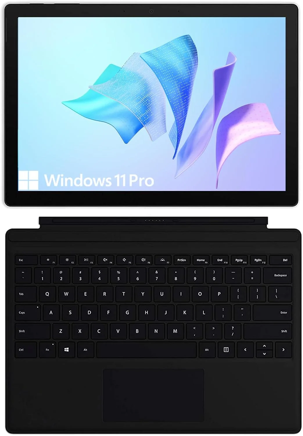 تبلت مایکروسافت سرفیس پرو 5، صفحه نمایش لمسی 12.3 اینچی (2736 x 1824) 2K، پردازنده Core i5-7300، رم 8 گیگابایتی، حافظه SSD 256 گیگابایتی، USB 3.0، DisplayPort، WiFi، BT، ویندوز 11 پرو (بازسازی شده)