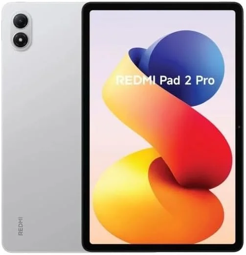 تبلت شیائومی Redmi Pad 2 PRO فقط وای فای (بدون تماس یا پیامک) 12.1 اینچ 2.5K هشت هسته ای 4 بلندگو رام جهانی 12000mAh بلوتوث Wi-Fi 6 8MP مدل 25099RP13G (نقره ای، 128 گیگابایت + 6 گیگابایت)