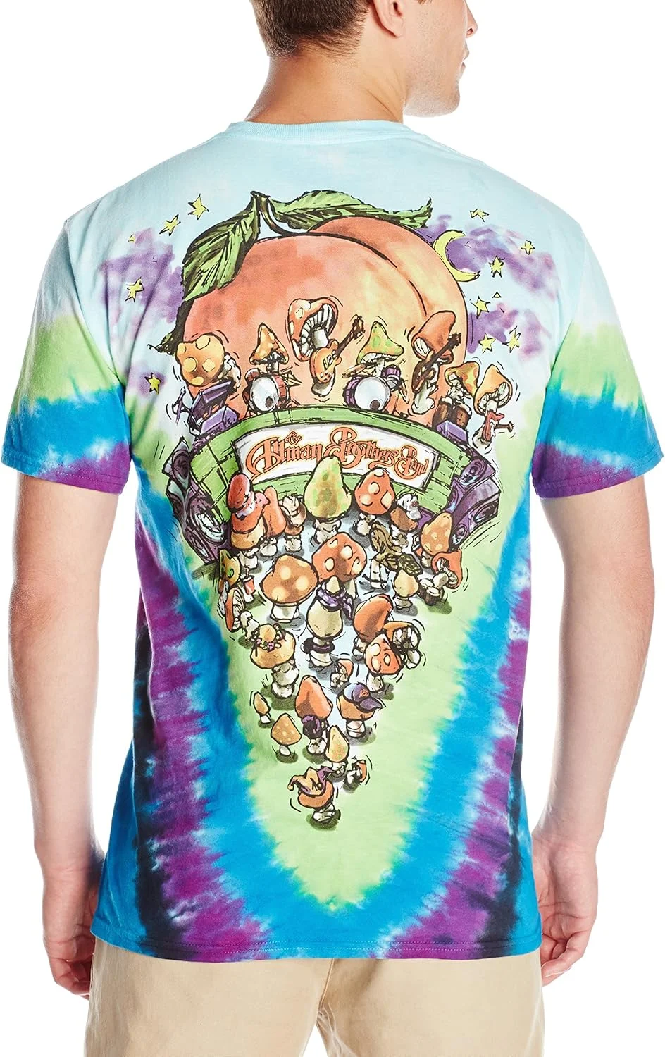 تی شرت آستین کوتاه مردانه با طرح گروه موسیقی آلمن برادرز