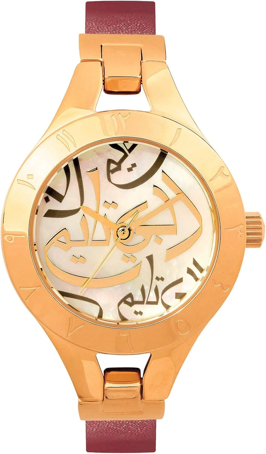 ساعت مچی عقربه ای چرمی زنانه مدل TW-DT140373PKRLP