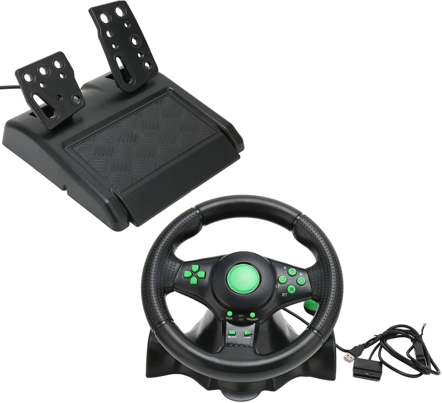 فرمان مسابقه برای 360، فرمان مسابقه 180 درجه PC با پدال برای PC، فرمان بازی جهانی 180 درجه، اتصال و بازی فرمان مسابقه برای 360، فرمان مسابقه 180 درجه PC با پدال برای PC، فرمان بازی جهانی 180 درجه، اتصال و بازی