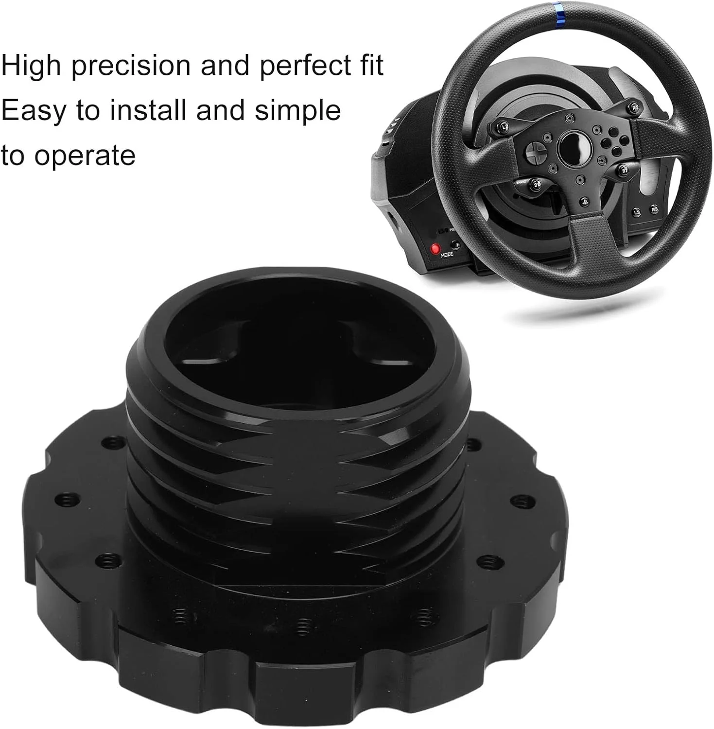 آداپتور فرمان مسابقه ای برای Thrustmaster T300 T500، صفحه آداپتور فرمان بازی اتومبیلرانی برای Momo برای Sparco، اصلاح فرمان PCD 73mm آداپتور فرمان مسابقه ای برای Thrustmaster T300 T500، صفحه آداپتور فرمان بازی اتومبیلرانی برای Momo برای Sparco، اصلاح فرمان PCD 73mm