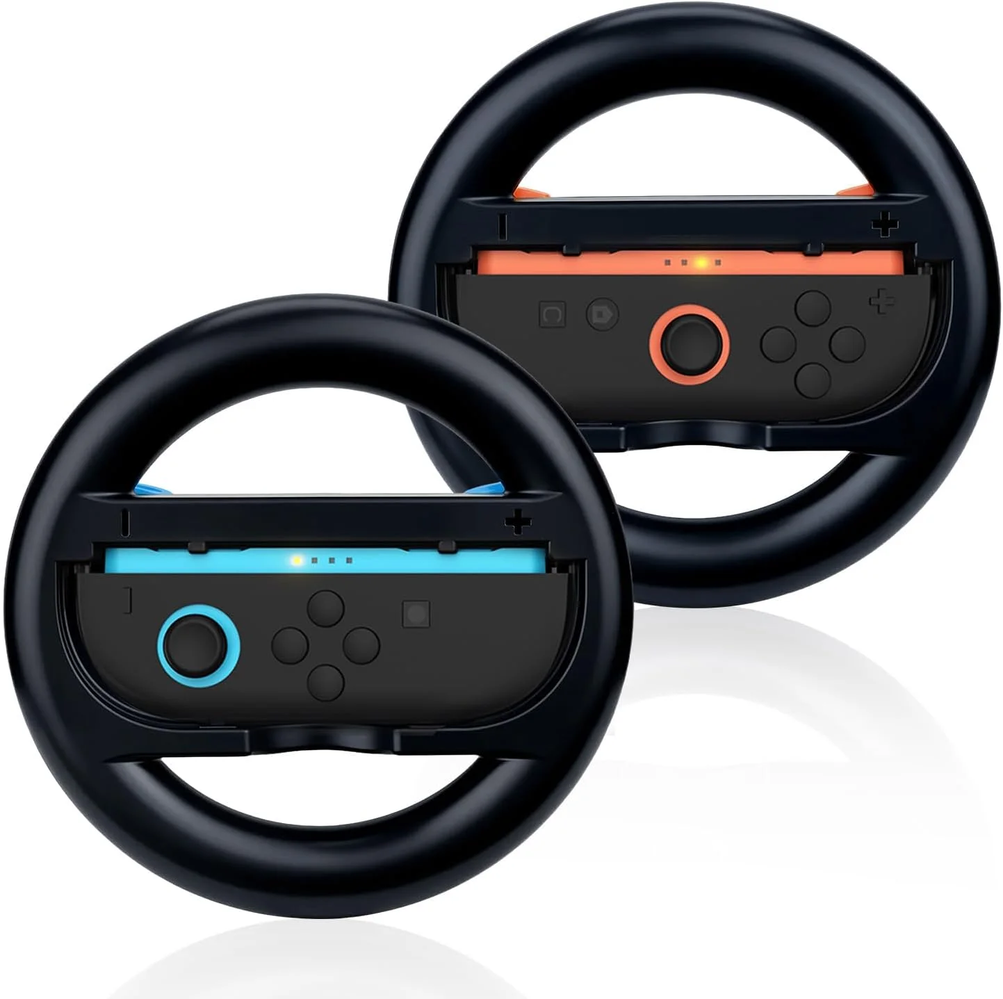 فرمان های بازی Mcbazel سازگار با نینتندو سوییچ 2 (2025)، کنترلر فرمان ارگونومیک برای جوی کان سوییچ 2، بسته 2 عددی، مشکی (نه برای سوییچ 1)