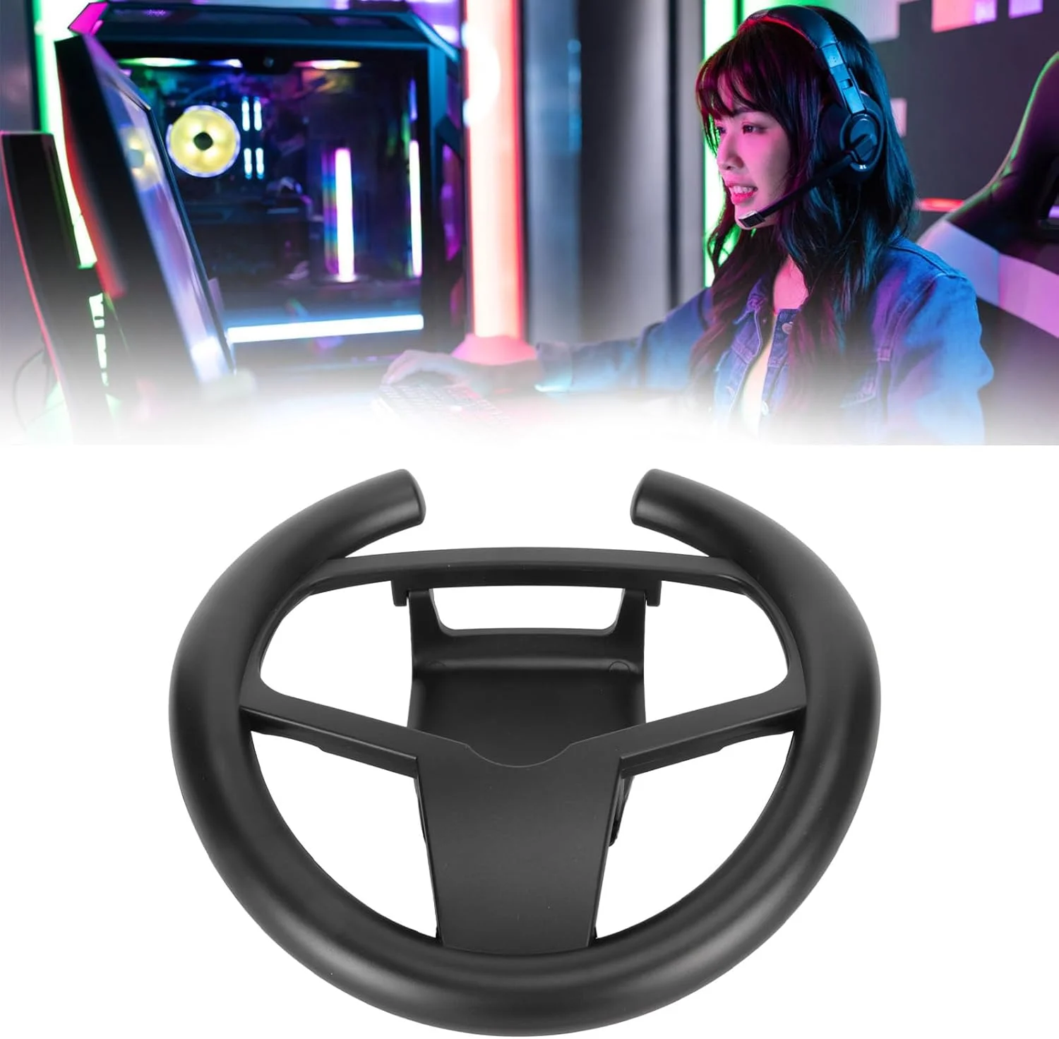 فرمان مسابقه ای Bewinner برای گیم پد قابل حمل، فرمان بازی USB انعطاف پذیر و ضد لغزش برای دسته کنسول