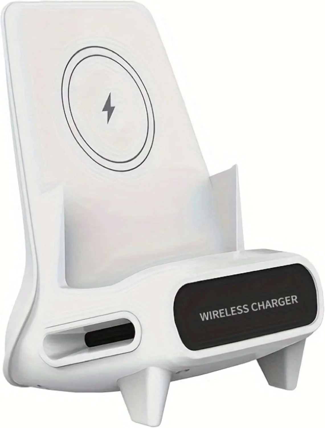 پایه شارژ بیسیم برای اندروید – شارژر سریع مغناطیسی با بلندگوی داخلی، صدای فراگیر سه بعدی، پورت USB-C | داک تلفن جمع و جور برای خانه، دفتر، میز کنار تخت | 15 وات دارای گواهی Qi (مشکی) پایه شارژ بیسیم برای اندروید – شارژر سریع مغناطیسی با بلندگوی داخلی، صدای فراگیر سه بعدی، پورت USB-C | داک تلفن جمع و جور برای خانه، دفتر، میز کنار تخت | 15 وات دارای گواهی Qi (مشکی)