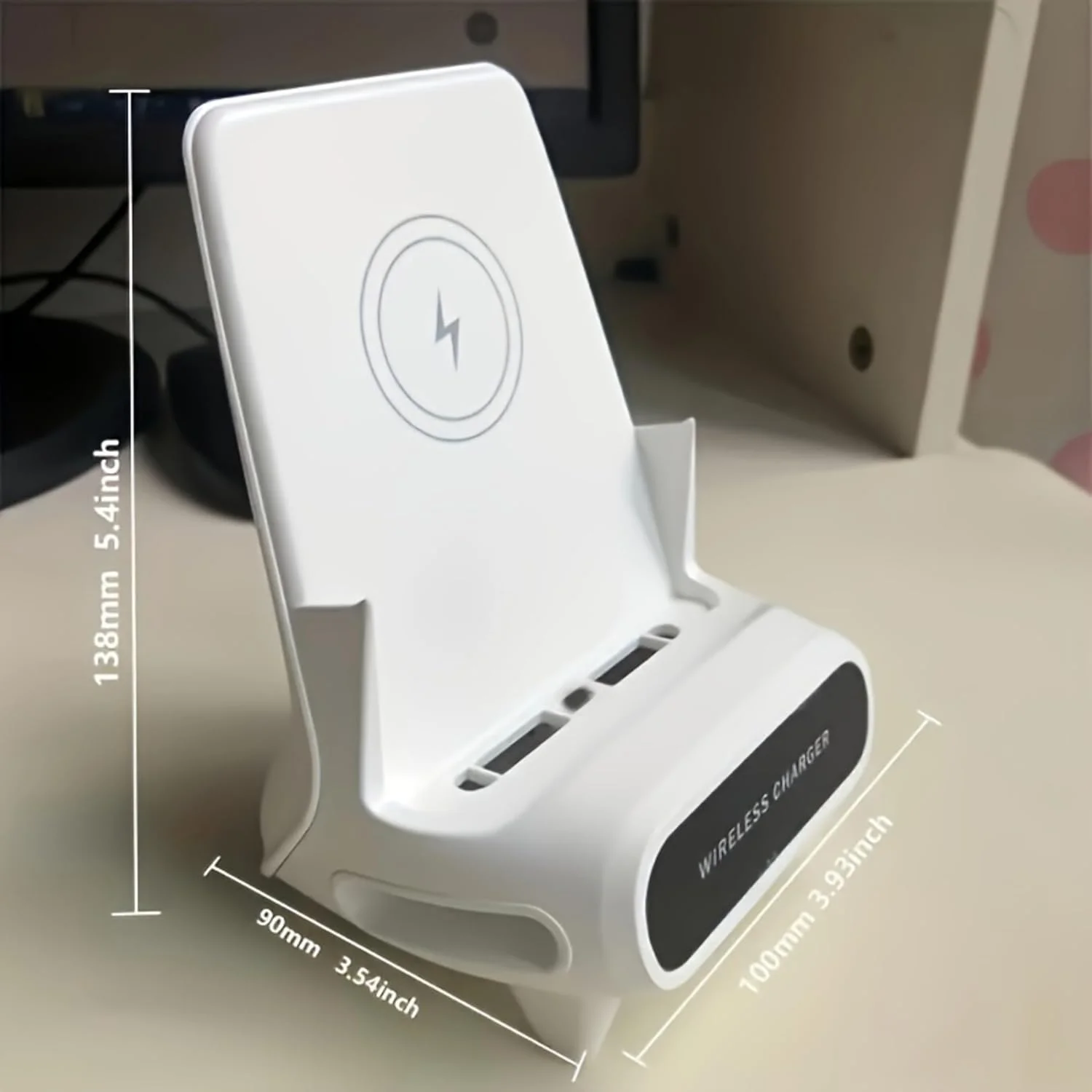 پایه شارژ بیسیم برای اندروید – شارژر سریع مغناطیسی با بلندگوی داخلی، صدای فراگیر سه بعدی، پورت USB-C | داک تلفن جمع و جور برای خانه، دفتر، میز کنار تخت | 15 وات دارای گواهی Qi (مشکی) پایه شارژ بیسیم برای اندروید – شارژر سریع مغناطیسی با بلندگوی داخلی، صدای فراگیر سه بعدی، پورت USB-C | داک تلفن جمع و جور برای خانه، دفتر، میز کنار تخت | 15 وات دارای گواهی Qi (مشکی)
