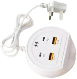 شارژر سریع 5.1 آمپر – دو پورت PD + USB | ایستگاه شارژ جهانی با نگهدارنده تلفن همراه | شارژر چند پورت سریع 5 ولت/5.1 آمپر برای همه دستگاه ها شارژر سریع 5.1 آمپر – دو پورت PD + USB | ایستگاه شارژ جهانی با نگهدارنده تلفن همراه | شارژر چند پورت سریع 5 ولت/5.1 آمپر برای همه دستگاه ها