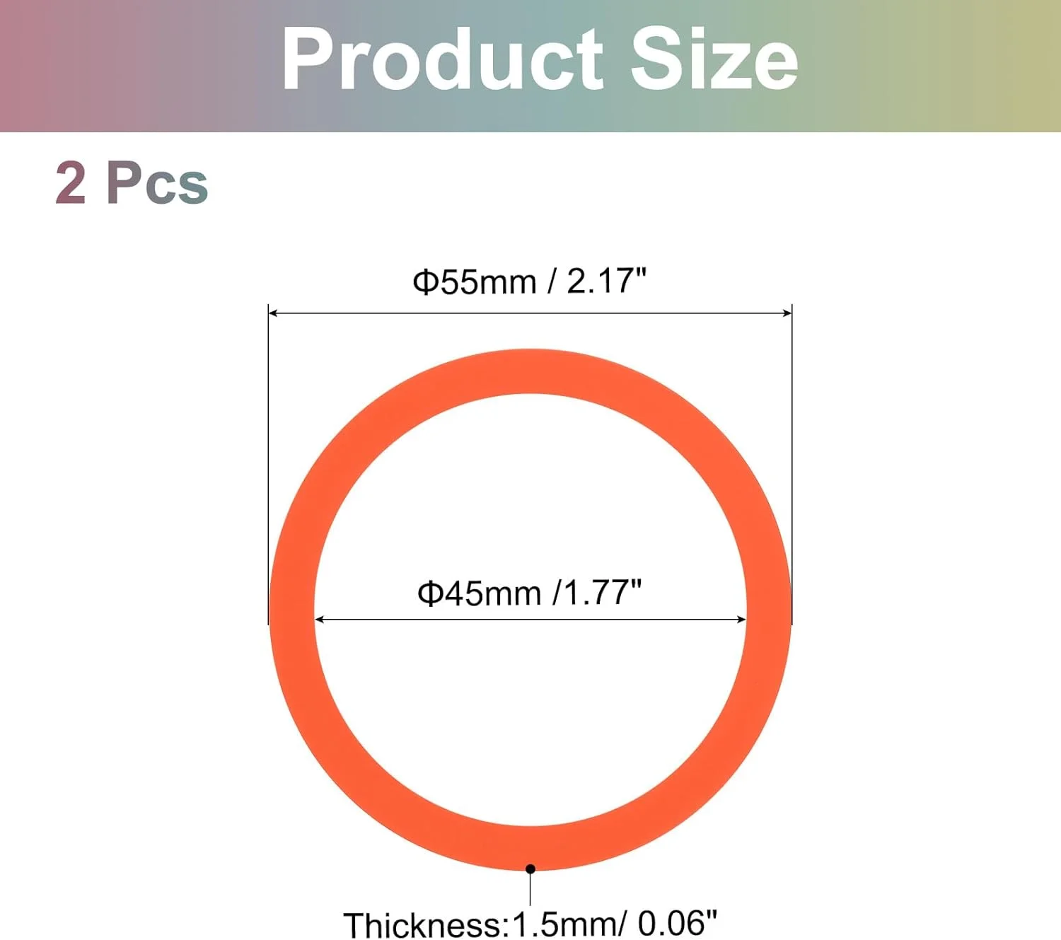 حلقه استیکر مغناطیسی، 2 عدد - حلقه آداپتور مغناطیسی جهانی، کیت تبدیل شارژ بی سیم مغناطیسی سیلیکونی برای قاب تلفن همراه شارژر بی سیم (نارنجی) حلقه استیکر مغناطیسی، 2 عدد - حلقه آداپتور مغناطیسی جهانی، کیت تبدیل شارژ بی سیم مغناطیسی سیلیکونی برای قاب تلفن همراه شارژر بی سیم (نارنجی)