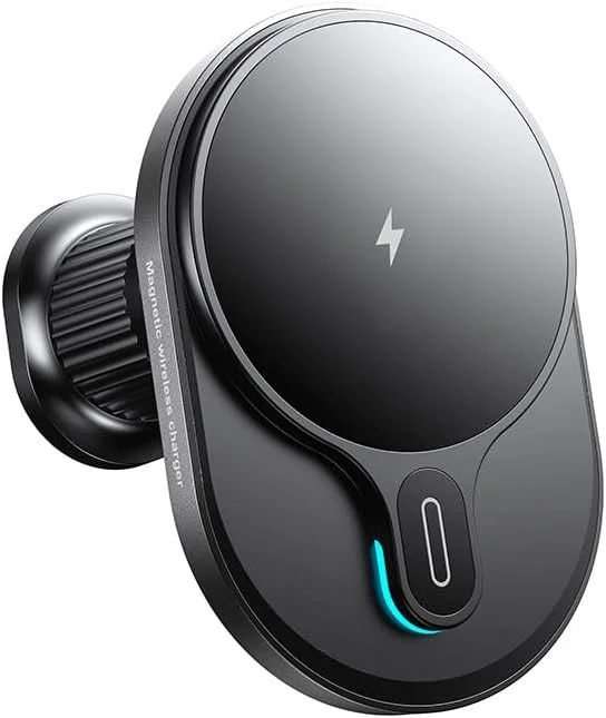 شارژر بیسیم مغناطیسی موبایل با قابلیت استفاده افقی و عمودی شارژر بیسیم مغناطیسی موبایل با قابلیت استفاده افقی و عمودی