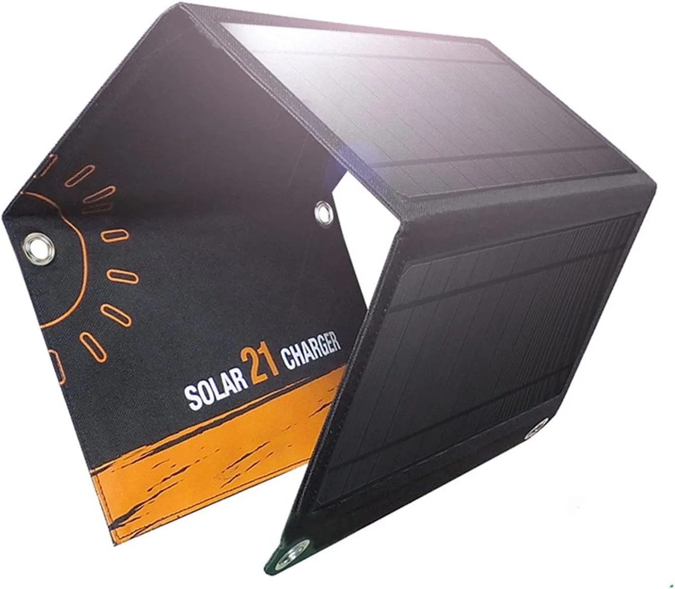 کیت استارتر پنل خورشیدی قابل حمل 21 وات، بسته شارژ تاشو خورشیدی، شارژر موبایل USB دوگانه، پد شارژ خورشیدی اضطراری در فضای باز، طراحی جمع و جور، قدرت بیشتر کیت استارتر پنل خورشیدی قابل حمل 21 وات، بسته شارژ تاشو خورشیدی، شارژر موبایل USB دوگانه، پد شارژ خورشیدی اضطراری در فضای باز، طراحی جمع و جور، قدرت بیشتر