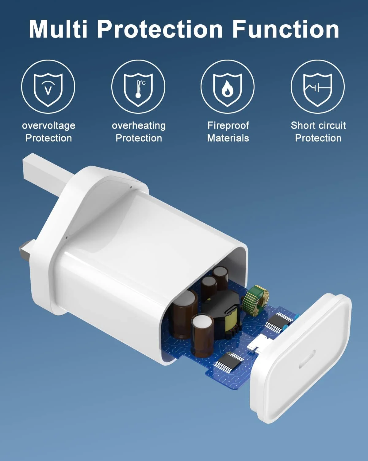 مجموعه کابل شارژر 20 واتی USB C PD آیبرلز برای آیفون پلاس/14 پرو مکس/14/13، دوشاخه دیواری شارژ سریع تایپ C با کابل لایتنینگ آیفون سازگار مجموعه کابل شارژر 20 واتی USB C PD آیبرلز برای آیفون پلاس/14 پرو مکس/14/13، دوشاخه دیواری شارژ سریع تایپ C با کابل لایتنینگ آیفون سازگار