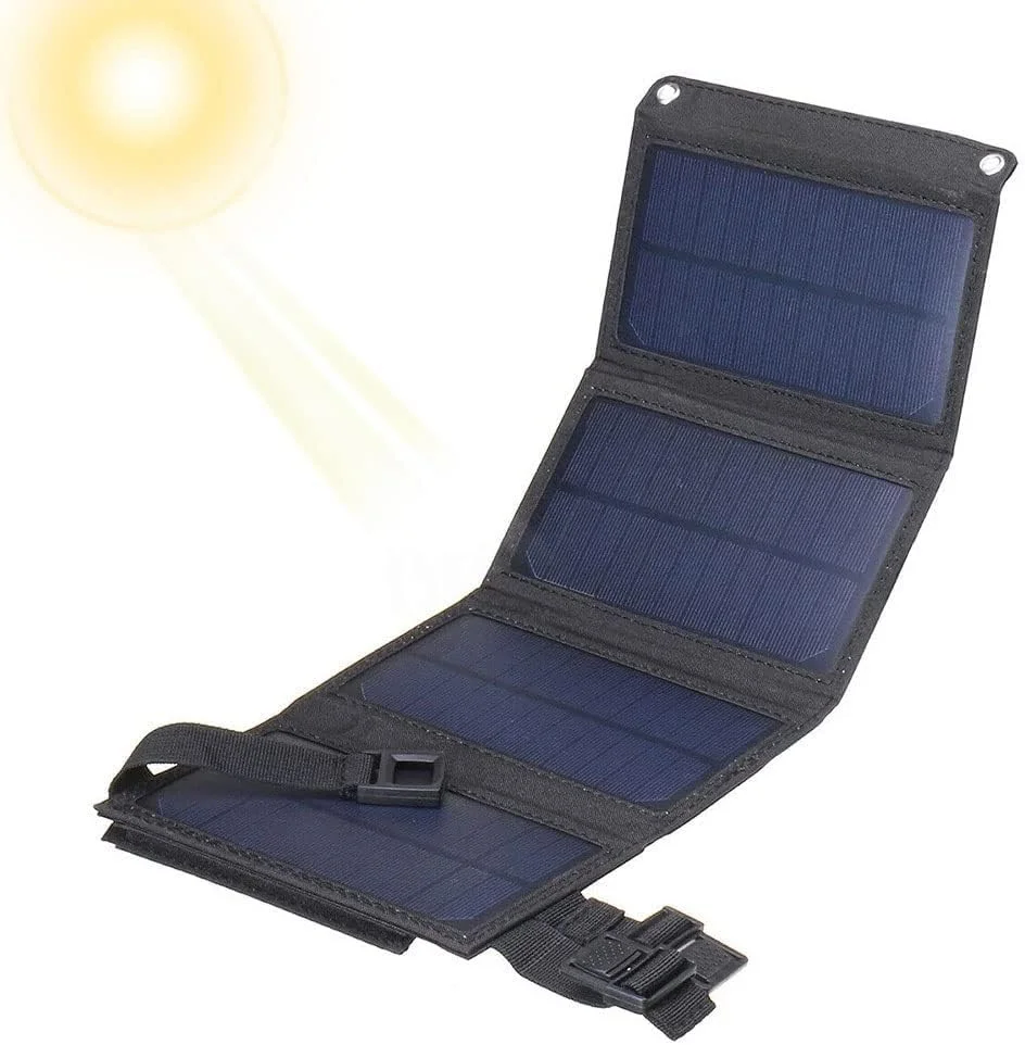 شارژر خورشیدی تاشو 20 واتی، پنل خورشیدی USB با مقاومت IP65 در برابر آب و گرد و غبار برای تلفن های هوشمند، تبلت ها و موارد دیگر، مناسب برای فعالیت های خارج از منزل شارژر خورشیدی تاشو 20 واتی، پنل خورشیدی USB با مقاومت IP65 در برابر آب و گرد و غبار برای تلفن های هوشمند، تبلت ها و موارد دیگر، مناسب برای فعالیت های خارج از منزل