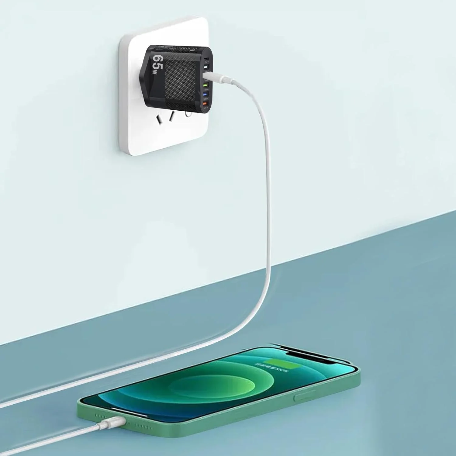 آداپتور شارژ | شارژر سریع 65 واتی موبایل | مناسب برای تبلت، دوربین و کنسول بازی با بدنه مات آداپتور شارژ | شارژر سریع 65 واتی موبایل | مناسب برای تبلت، دوربین و کنسول بازی با بدنه مات