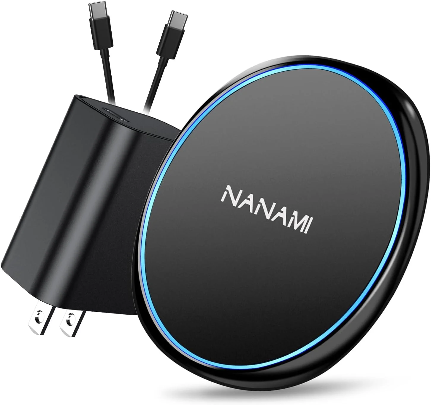 پد شارژر بی سیم سریع NANAMI، پد شارژ 7.5 واتی دارای گواهی Qi با آداپتور PD3.0 شارژر USB برای آیفون 17/17 Air/17 Pro/17 Pro Max/16/15/14/13/12/Airpods 2، 10 واتی برای سامسونگ S25 S24 S23 S22 S21/Note 20 پد شارژر بی سیم سریع NANAMI، پد شارژ 7.5 واتی دارای گواهی Qi با آداپتور PD3.0 شارژر USB برای آیفون 17/17 Air/17 Pro/17 Pro Max/16/15/14/13/12/Airpods 2، 10 واتی برای سامسونگ S25 S24 S23 S22 S21/Note 20