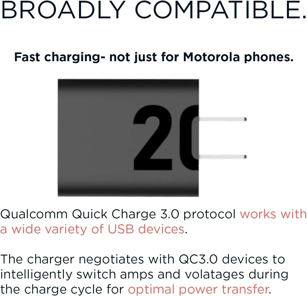 شارژر 20 واتی Motorola TurboPower QC3.0 به همراه کابل 1 متری USB-A به USB-C برای Moto G Play (2023/2024), G Power (2022/2023 5G), G Stylus (2022/2022 5G/2023/2023 5G), G 5G 2023/2024, Edge 2022/Edge+ 2022/2023 شارژر 20 واتی Motorola TurboPower QC3.0 به همراه کابل 1 متری USB-A به USB-C برای Moto G Play (2023/2024), G Power (2022/2023 5G), G Stylus (2022/2022 5G/2023/2023 5G), G 5G 2023/2024, Edge 2022/Edge+ 2022/2023