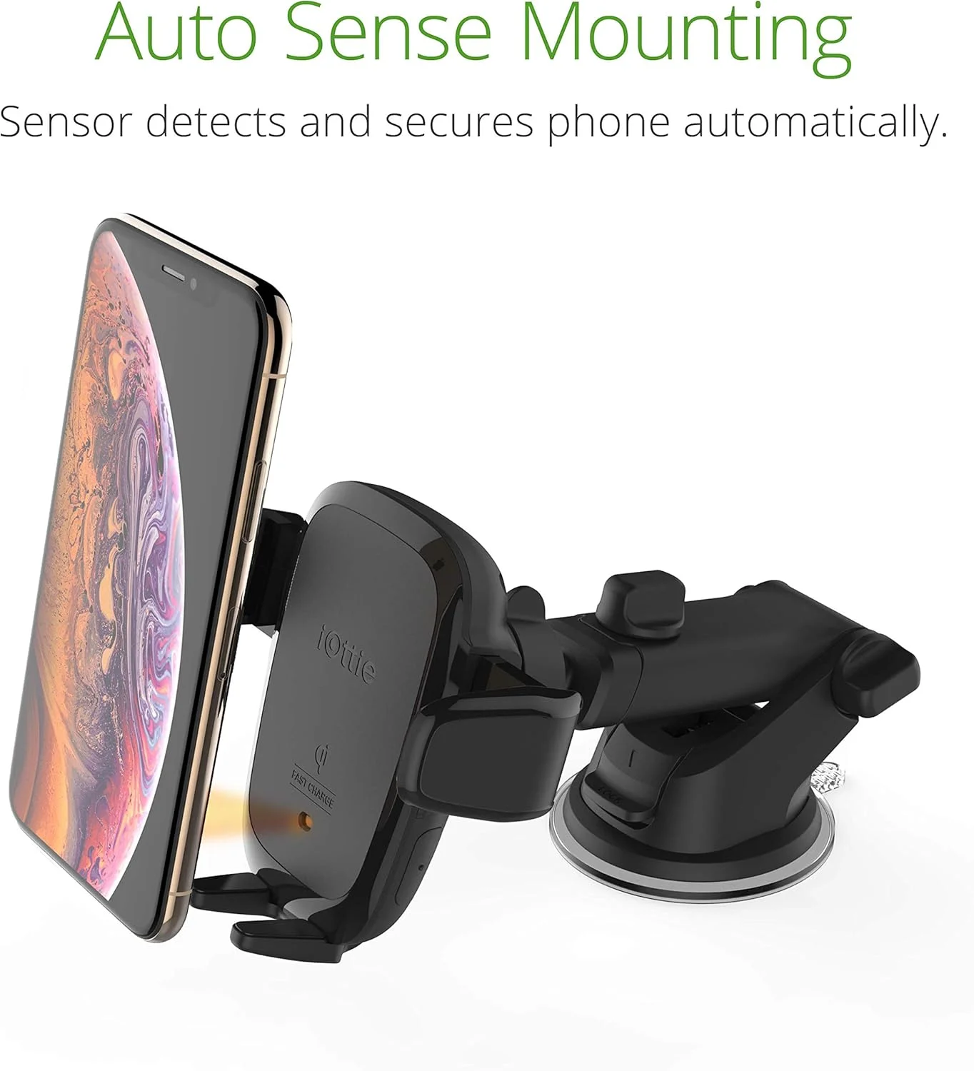 پایه نگهدارنده گوشی هوشمند iOttie Auto Sense Qi با شارژر وایرلس - پایه داشبوردی با گیره اتوماتیک و شارژ بی سیم برای گوگل پیکسل، آیفون، سامسونگ گلکسی، هواوی، الجی و سایر گوشیهای هوشمند پایه نگهدارنده گوشی هوشمند iOttie Auto Sense Qi با شارژر وایرلس - پایه داشبوردی با گیره اتوماتیک و شارژ بی سیم برای گوگل پیکسل، آیفون، سامسونگ گلکسی، هواوی، الجی و سایر گوشیهای هوشمند