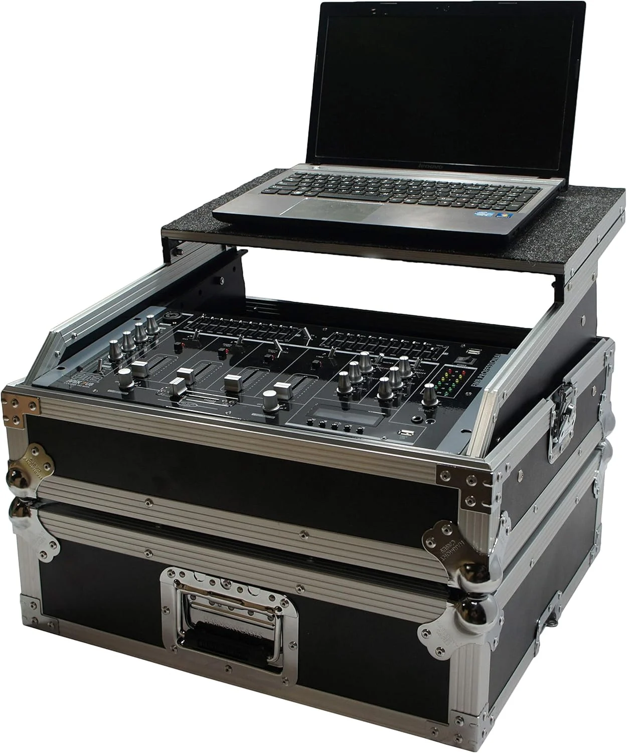 کیف سفارشی هارمونی آدیو HC19MIXLT Flight 11U یونیورسال 19 اینچی میکسر با استند لپ تاپ کشویی
