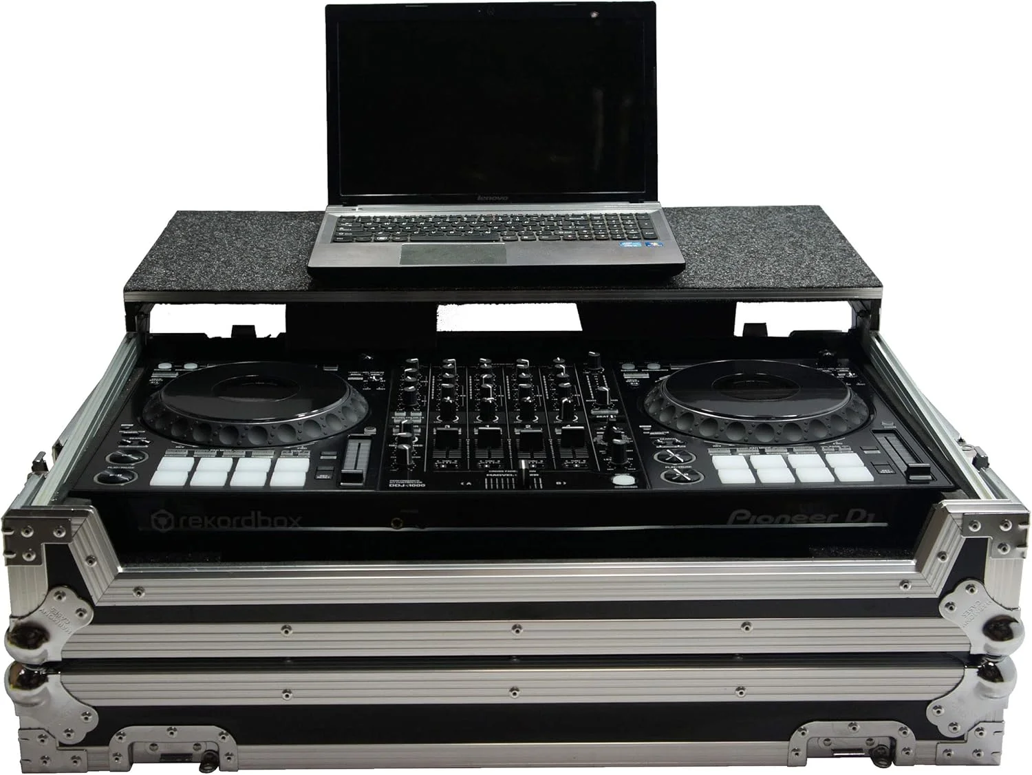 کیف سفارشی Harmony Audio HCDDJ1000LT مناسب برای استند لپ‌تاپ و Pioneer DDJ-1000