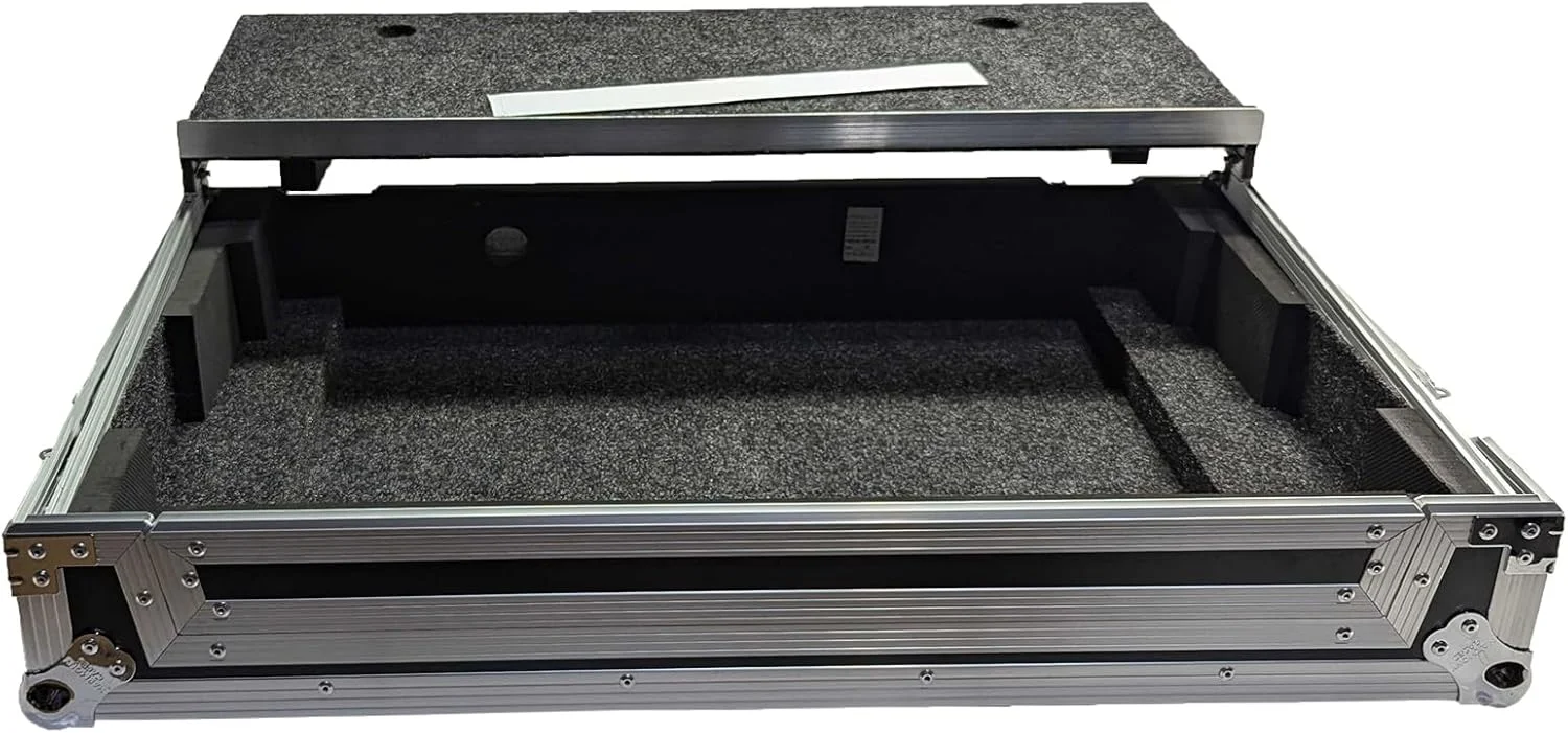 کیف حمل کنترلر دیجی Harmony Cases HCRANEFOURWLT سازگار با Rane Four Advanced به همراه سینی لپتاپ، چرخ و فوم قابل تنظیم، قفل فرورفته و سختافزار با روکش کروم برای محافظت کیف حمل کنترلر دیجی Harmony Cases HCRANEFOURWLT سازگار با Rane Four Advanced به همراه سینی لپتاپ، چرخ و فوم قابل تنظیم، قفل فرورفته و سختافزار با روکش کروم برای محافظت