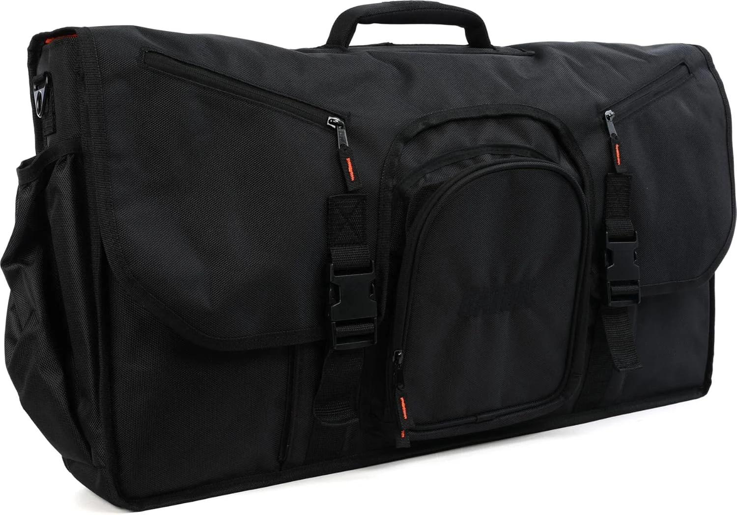 کیف مسنجر کنترلر دی‌جی سری G-CLUB گیتور با فضای داخلی نارنجی روشن، مناسب برای کنترلرهای 28 اینچی (GCLUBCONTROL28)