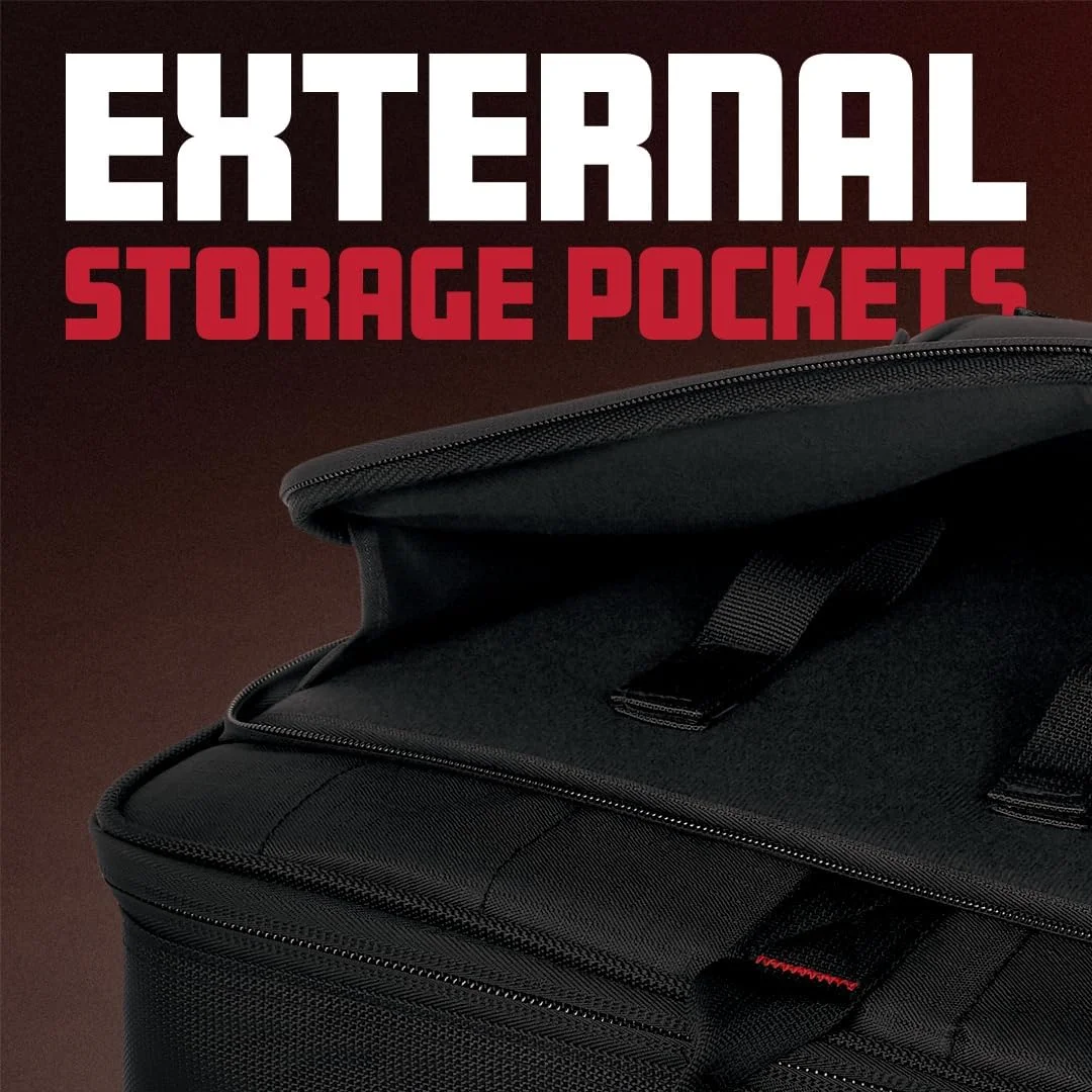 کیف حمل نایلونی پد دار برای میکسر/تجهیزات گیتور با بند جداشدنی، 30.5x30.5x14 سانتی متر (G-MIXERBAG-1212)