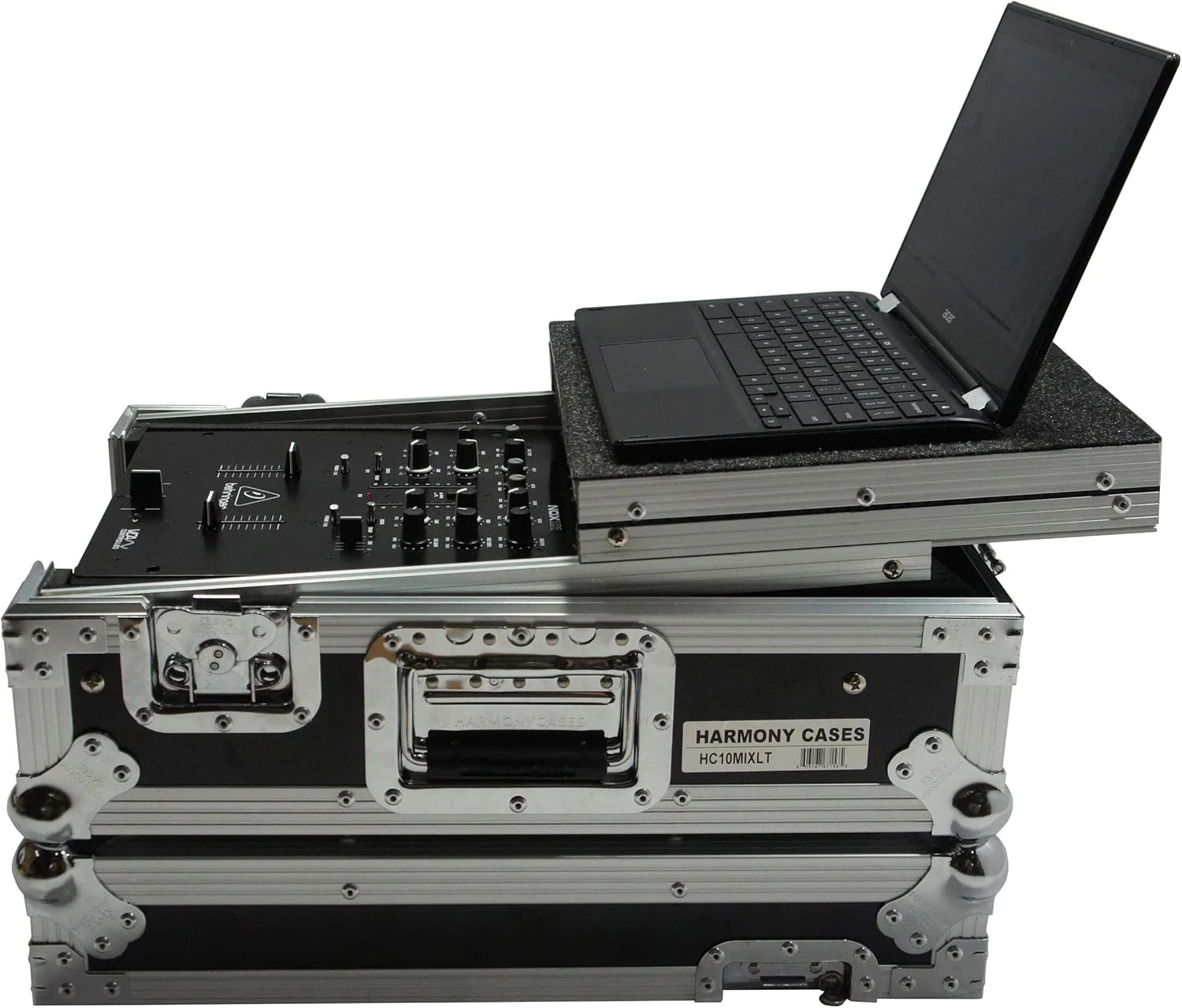 کیف سفارشی هارمونی آدیو HC10MIXLT مناسب برای میکسر 10 اینچی و لپ تاپ دی جی