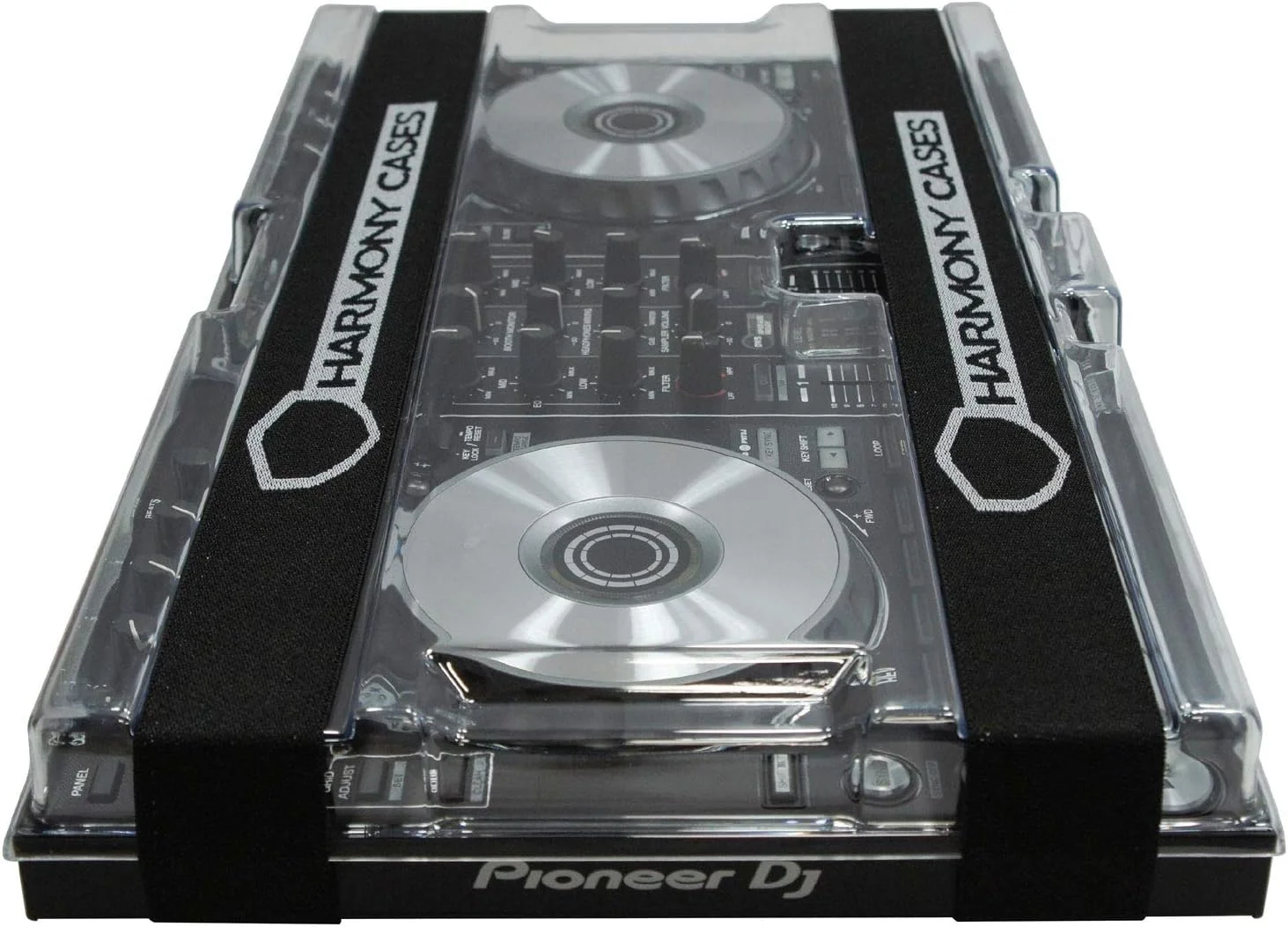 کاور محافظ پلاستیکی سخت پلی کربنات Harmony Audio Cases HC-DC1 مناسب برای محافظت از تجهیزات دی جی و سازگار با کنترلر Pioneer DDJ-SR2 (شامل نوارهای کشی)