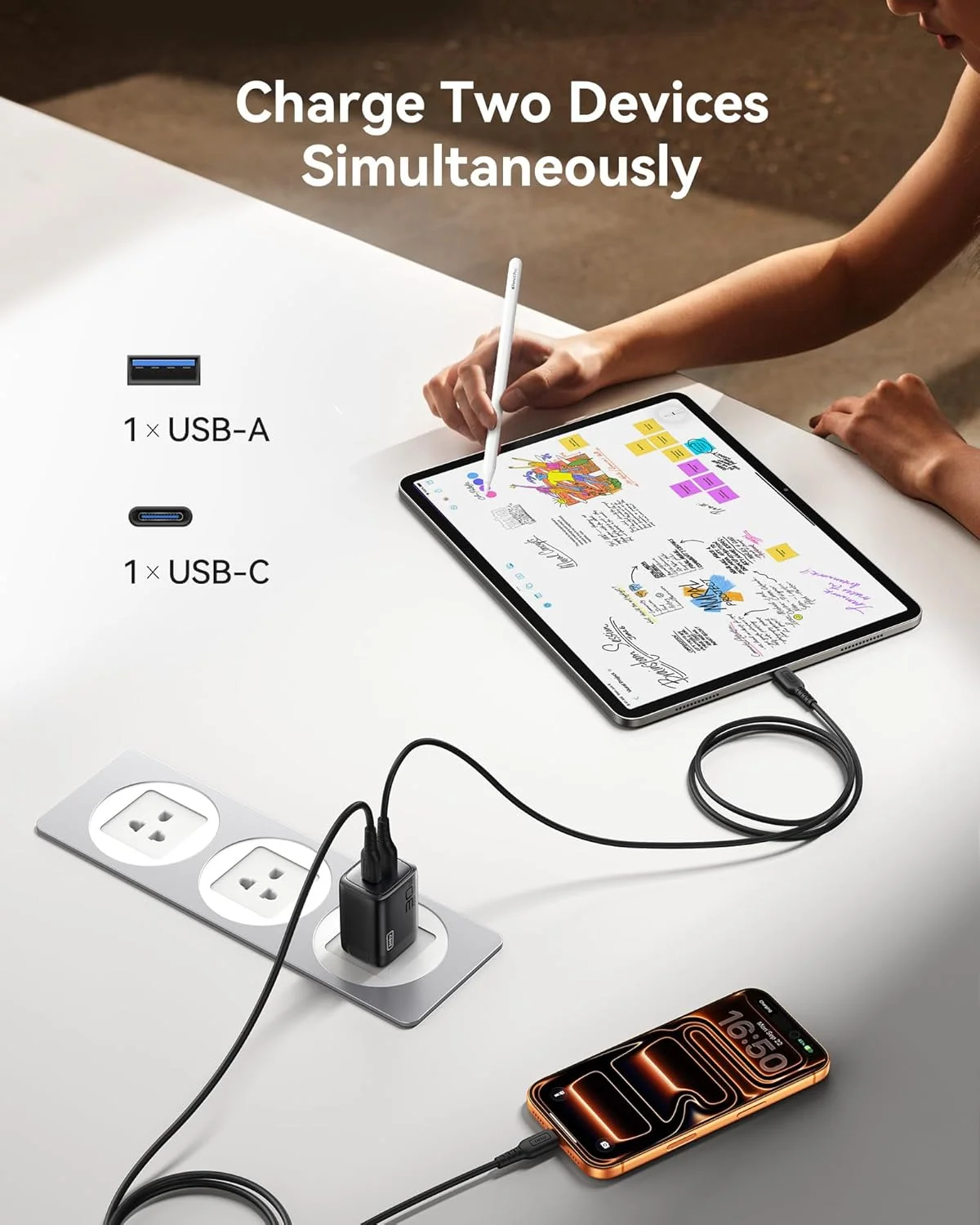 شارژر INIU برای آیفون 17، بسته 2 عددی شارژر سریع 30 واتی USB-C + USB-A، شارژر تاشو و جمع و جور USBC برای آیفون 17 16 15 پرو مکس، مک بوک ایر M4 آیپد، سامسونگ گلکسی S25 S24 اولترا، شیائومی 17 پرو مکس و غیره شارژر INIU برای آیفون 17، بسته 2 عددی شارژر سریع 30 واتی USB-C + USB-A، شارژر تاشو و جمع و جور USBC برای آیفون 17 16 15 پرو مکس، مک بوک ایر M4 آیپد، سامسونگ گلکسی S25 S24 اولترا، شیائومی 17 پرو مکس و غیره