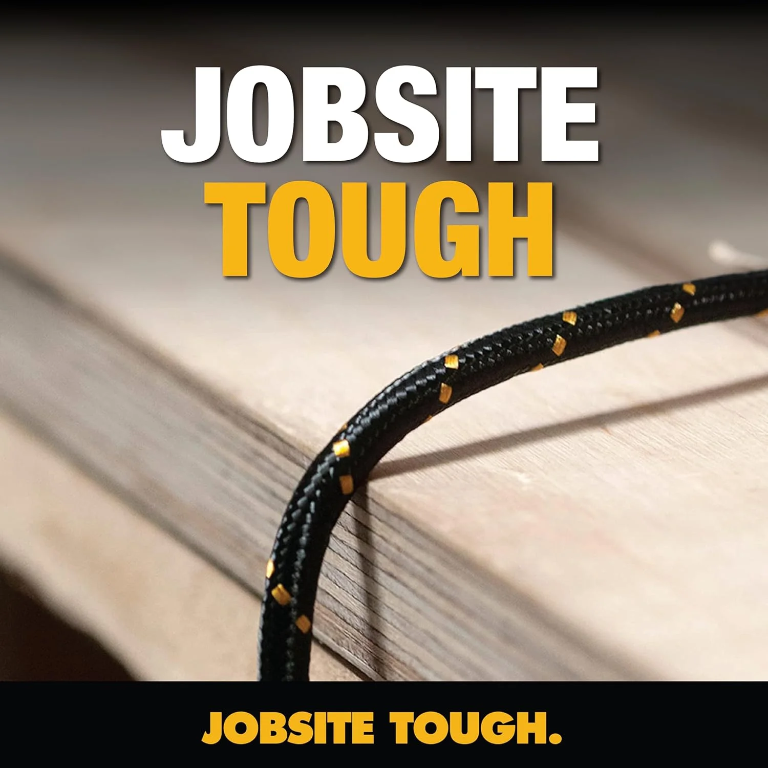 کابل تبدیل USB-C به لایتنینگ DEWALT با استحکام بالا [دارای گواهی Apple MFi] کابل شارژ بادوام آیفون، کابل های لایتنینگ، کابل شارژ سریع آیفون سازگار با آیفون های 14/13/12/11 پرو مکس آیپد ایرپاد، 1.8 متر