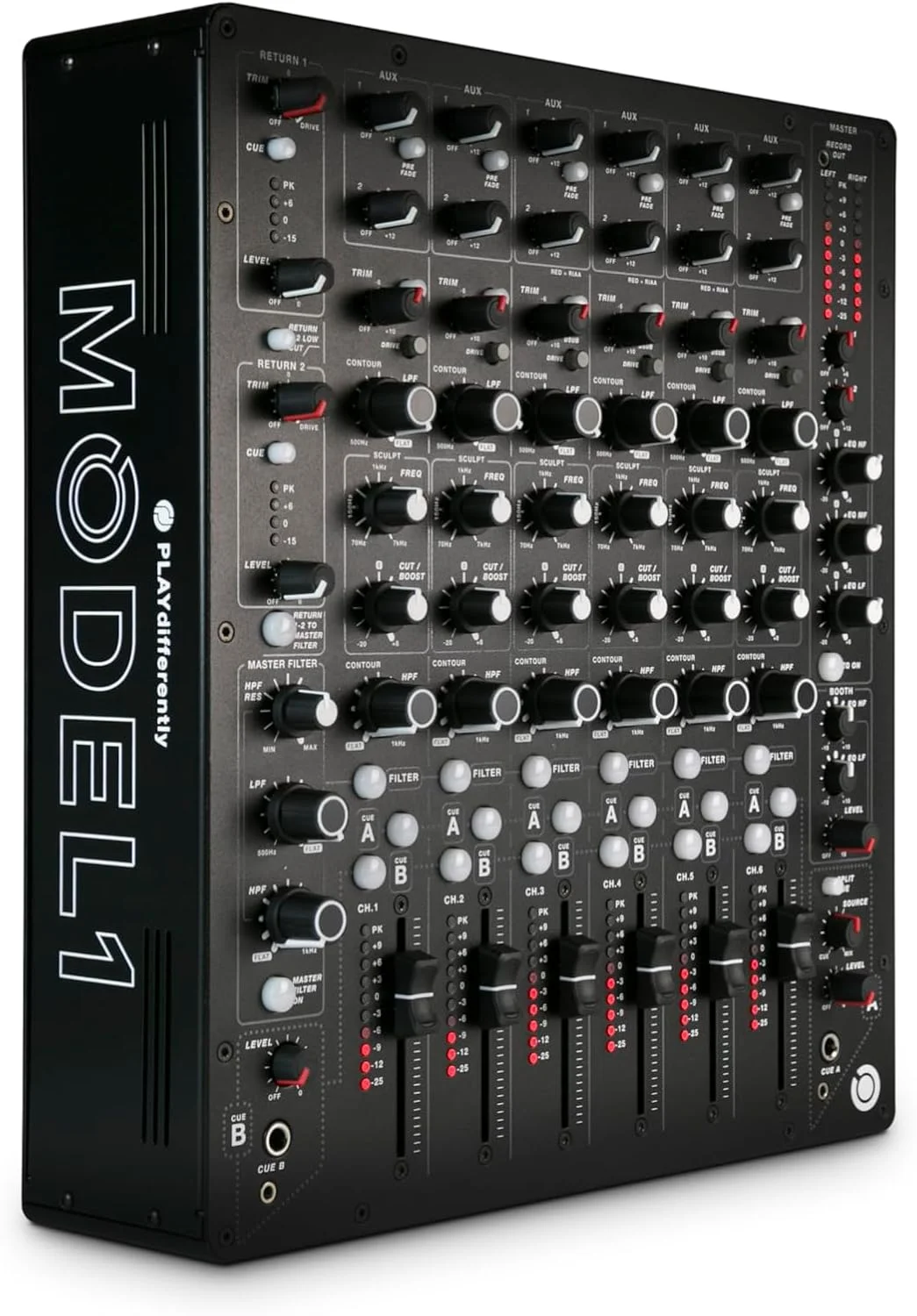میکسر دی‌جی آنالوگ پریمیوم ۶ کاناله PLAYdifferently MODEL 1