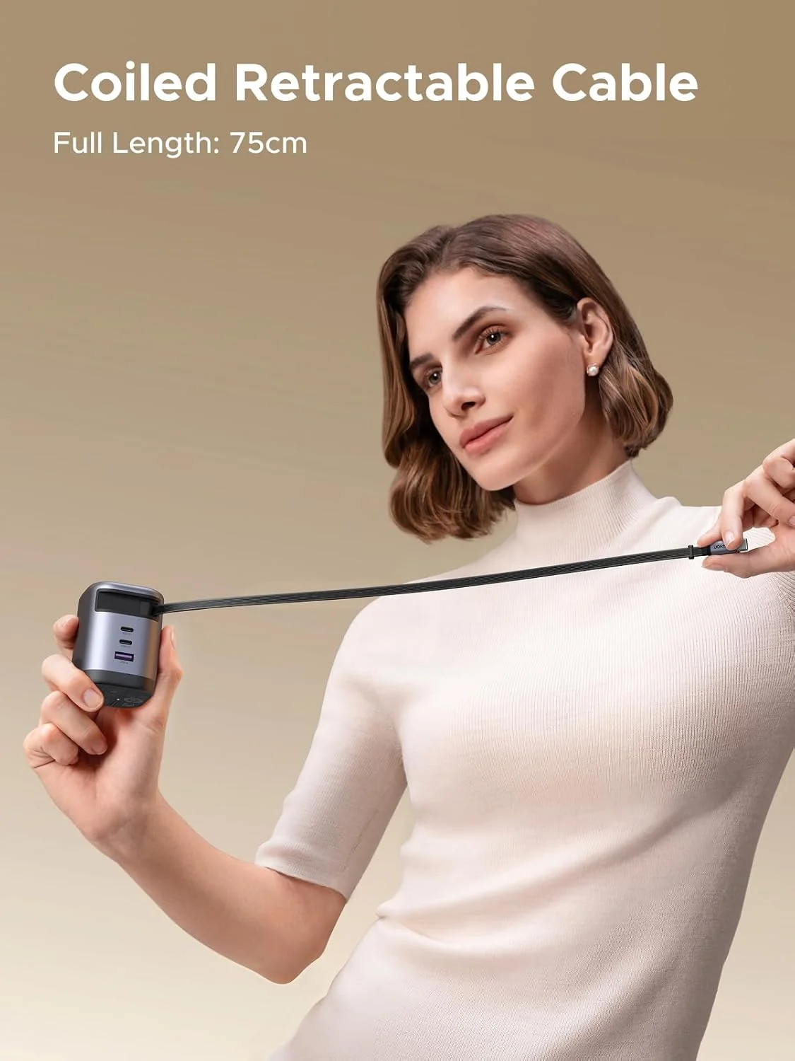 شارژر جمعشونده 100 واتی UGREEN Nexode GaN USB C با کابل داخلی، آداپتور دیواری شارژ سریع 3 پورت برای لپتاپ، MacBook Pro/Air، iPhone 17/16، Galaxy S25، Pixel، iPad، MatePad، DJI Drone شارژر جمعشونده 100 واتی UGREEN Nexode GaN USB C با کابل داخلی، آداپتور دیواری شارژ سریع 3 پورت برای لپتاپ، MacBook Pro/Air، iPhone 17/16، Galaxy S25، Pixel، iPad، MatePad، DJI Drone