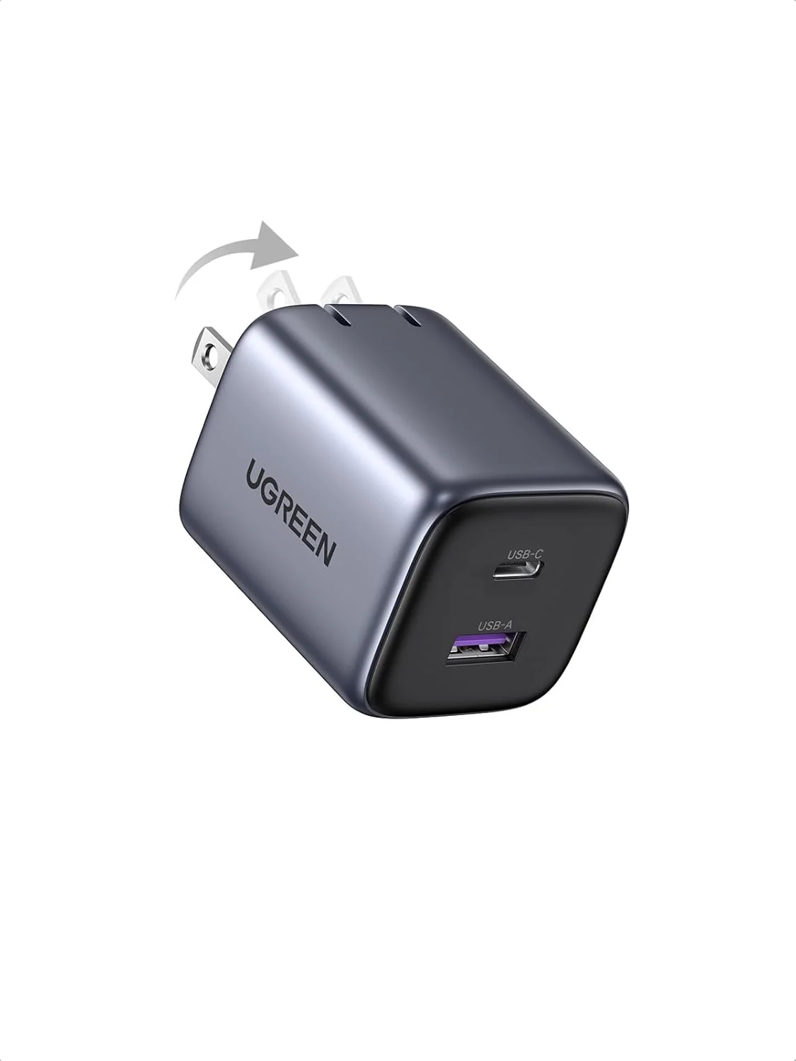 شارژر 35 واتی USB C یوگرین برای شارژ سریع آیفون 17، شارژر دیواری سریع و جمع و جور Nexode با 2 پورت GaN تاشو PPS برای آیفون 17/16/15، گلکسی S25/S24/S23، پیکسل 10/9/8، آیپد، مکبوک، استیم دک شارژر 35 واتی USB C یوگرین برای شارژ سریع آیفون 17، شارژر دیواری سریع و جمع و جور Nexode با 2 پورت GaN تاشو PPS برای آیفون 17/16/15، گلکسی S25/S24/S23، پیکسل 10/9/8، آیپد، مکبوک، استیم دک