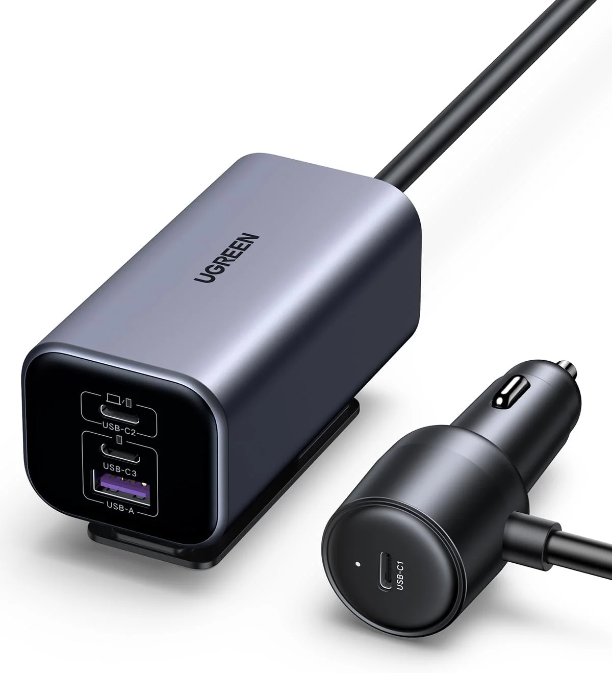 شارژر فندکی 150 واتی USB C یوگرین، آداپتور شارژ سریع 140 واتی PD 3.1، شارژر چند پورت USB سازگار با آیفون 17/16/15، گلکسی S24/S23، آیپد، تبلت، لپ تاپ شارژر فندکی 150 واتی USB C یوگرین، آداپتور شارژ سریع 140 واتی PD 3.1، شارژر چند پورت USB سازگار با آیفون 17/16/15، گلکسی S24/S23، آیپد، تبلت، لپ تاپ