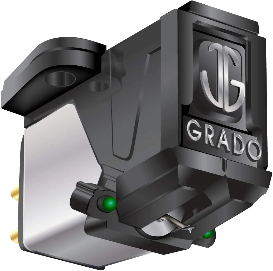 کارتریج فونو Grado Prestige Green3 – کارتریج استریو Moving Iron برای گرامافون – مونتاژ دستی در بروکلین – سوزن الماسی بیضوی برای صدای آنالوگ با کیفیت بالا