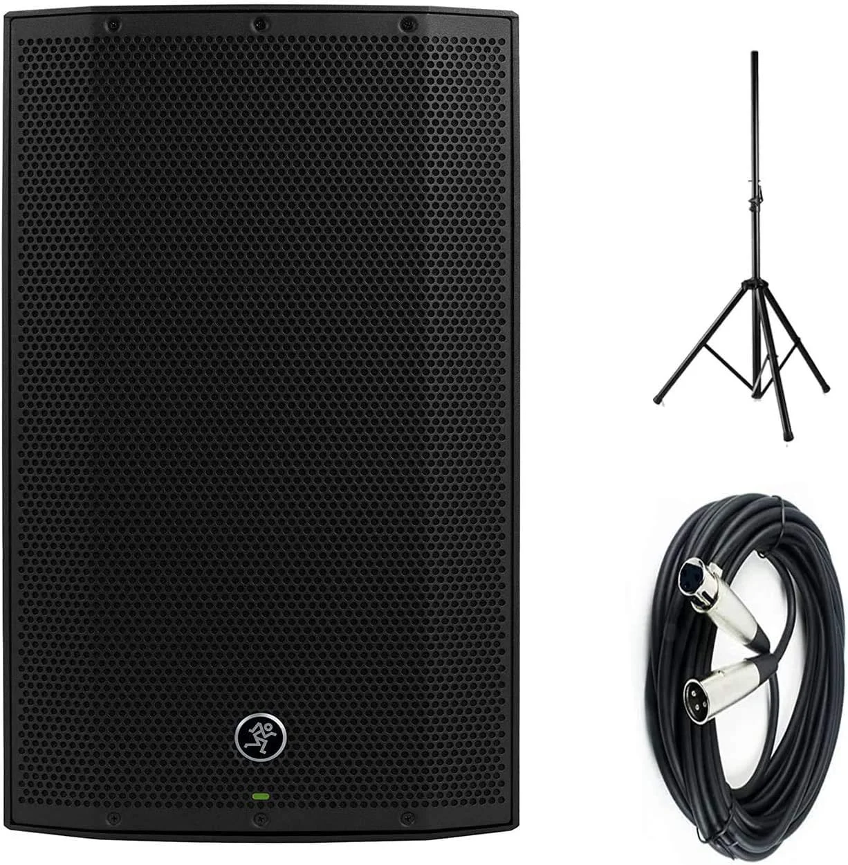 اسپیکر اکتیو 15 اینچی Mackie Thump15A - 1300W (تکی) به همراه پایه استیل و کابل XLR به XLR