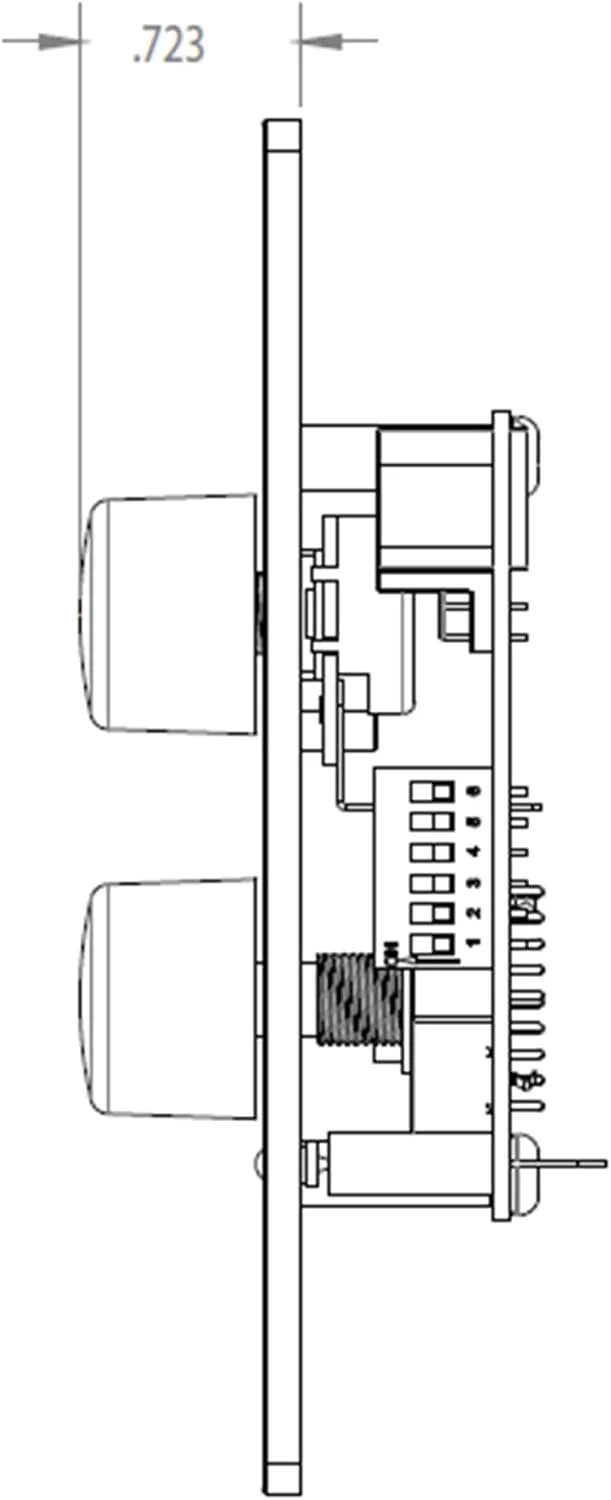 کنترلر دیواری JBL Professional CSR-2SV-BLK با انتخابگر منبع 2 حالته و کنترل صدا برای CSM-21، CSM-32، مشکی کنترلر دیواری JBL Professional CSR-2SV-BLK با انتخابگر منبع 2 حالته و کنترل صدا برای CSM-21، CSM-32، مشکی