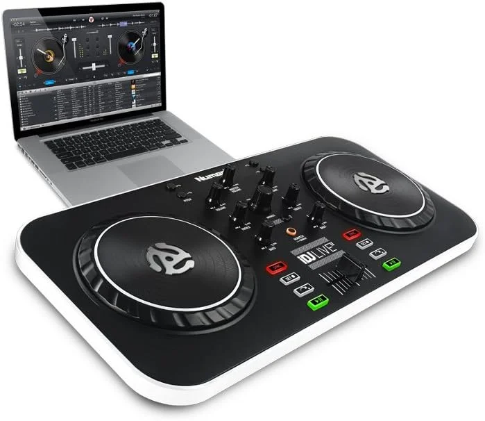 کنترلر دی‌جی Numark iDJ Live II برای مک، کامپیوتر، آیپد، آیفون و آیپاد تاچ (USB، لایتنینگ و 30 پین)