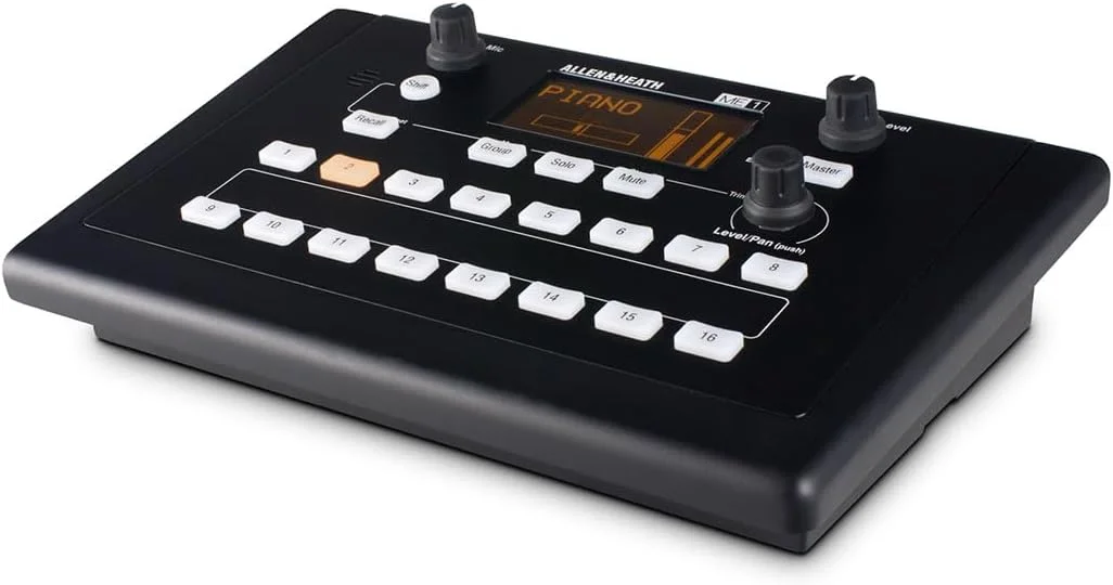 میکسر شخصی دیجیتال آلن اند هیث ME-1، دارای 40 ورودی با کنترل سطح و پانوراما (AH-ME-1) میکسر شخصی دیجیتال آلن اند هیث ME-1، دارای 40 ورودی با کنترل سطح و پانوراما (AH-ME-1)