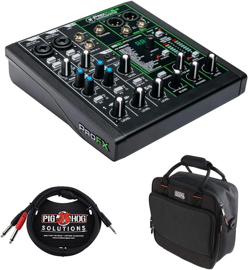 میکسر صدا مکی مدل ProFX6v3 شش کانال