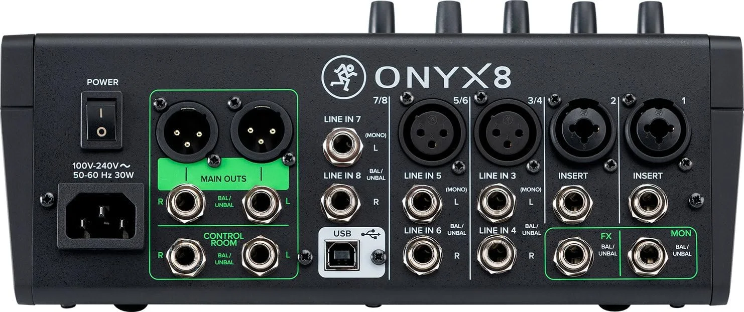 میکسر آنالوگ 8 کانال MACKIE Onyx8 با USB Multi-Track میکسر آنالوگ 8 کانال MACKIE Onyx8 با USB Multi-Track
