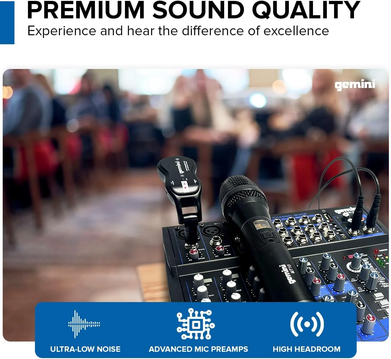 میکسر صوتی 12 کاناله دی جی جمینی با افکت های چندگانه، USB، اکولایزر و فانتوم پاور - برد میکسر استودیویی USB، کنسول میکس برای تولید موسیقی، پادکست ها، نمایش های زنده و ست های دی جی (GEM-12USB) میکسر صوتی 12 کاناله دی جی جمینی با افکت های چندگانه، USB، اکولایزر و فانتوم پاور - برد میکسر استودیویی USB، کنسول میکس برای تولید موسیقی، پادکست ها، نمایش های زنده و ست های دی جی (GEM-12USB)