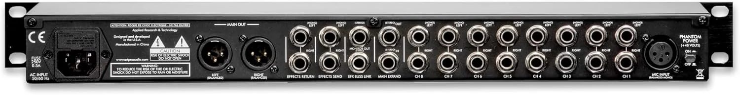 میکسر استریو هشت کاناله رکمونت ART MX822 میکسر استریو هشت کاناله رکمونت ART MX822