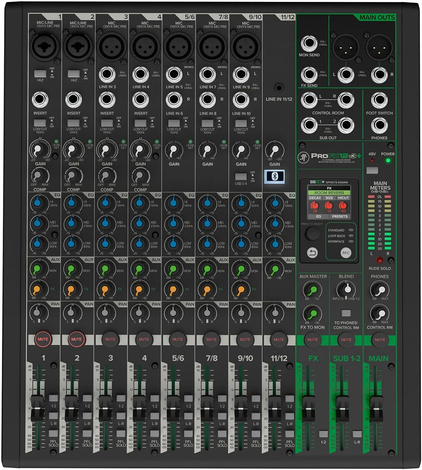 مجموعه آدیوسوینگز: (1) میکسر آنالوگ 12 کاناله Mackie ProFX12v3+ به همراه افکت های پیشرفته و (1) رک مونت Rockville RDF9U 1U 15A با پورت USB (2 قطعه) مجموعه آدیوسوینگز: (1) میکسر آنالوگ 12 کاناله Mackie ProFX12v3+ به همراه افکت های پیشرفته و (1) رک مونت Rockville RDF9U 1U 15A با پورت USB (2 قطعه)