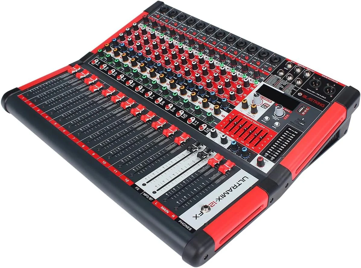 میکسر استریو آنالوگ 12 کانال Blastking ULTRAMIX-12FX میکسر استریو آنالوگ 12 کانال Blastking ULTRAMIX-12FX