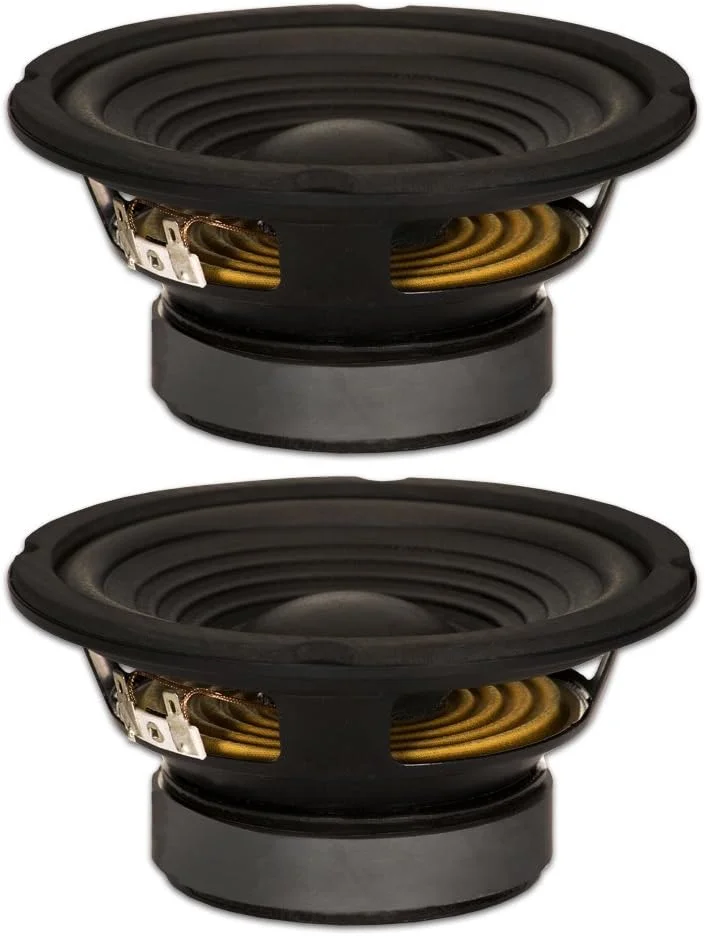 دو عدد ووفر 6.5 اینچی گلدوود مدل GW-206/4 OEM، توان 180 وات، 4 اهم، بلندگوهای جایگزین دو عدد ووفر 6.5 اینچی گلدوود مدل GW-206/4 OEM، توان 180 وات، 4 اهم، بلندگوهای جایگزین